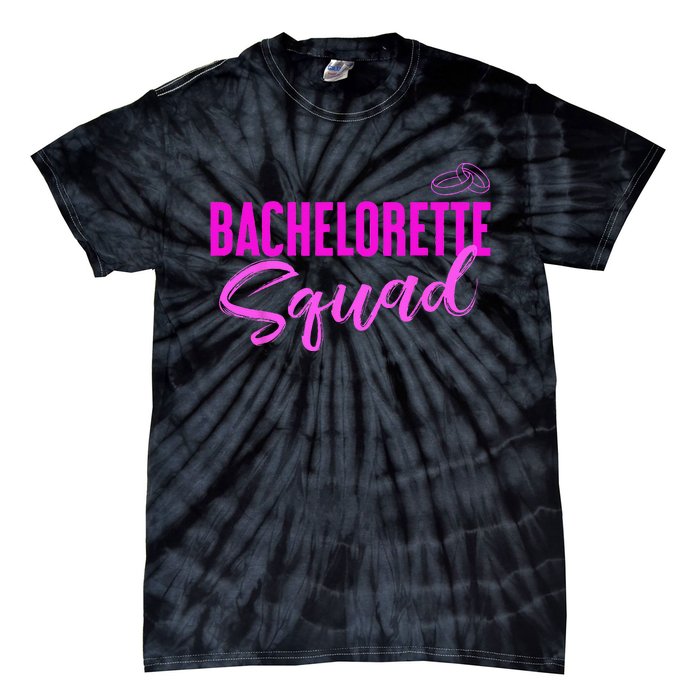 Team Bride Bachelorette Squad Tie-Dye T-Shirt