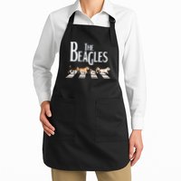 The Beagles Beagle Dog Funny For Beagle Lovers Full-Length Apron With Pockets