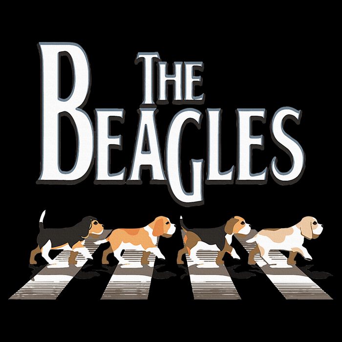 The Beagles Beagle Dog Funny For Beagle Lovers Full-Length Apron With Pockets