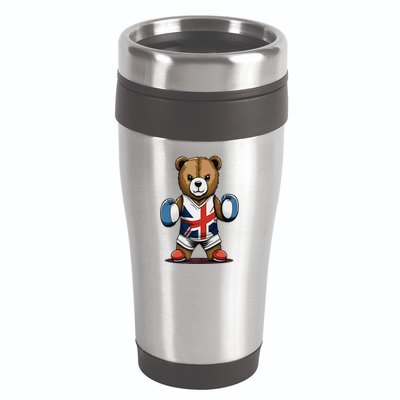 Teddy Bear Boxing Premium 16oz Travel Tumbler