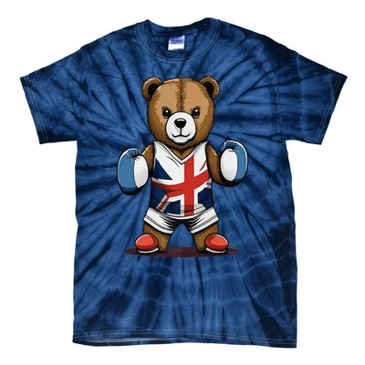 Teddy Bear Boxing Premium Tie-Dye T-Shirt