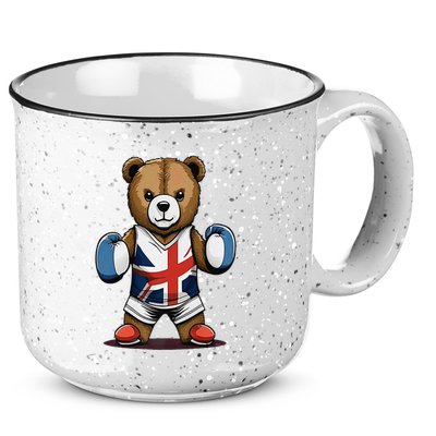 Teddy Bear Boxing Premium 15oz Campfire Ceramic Mug