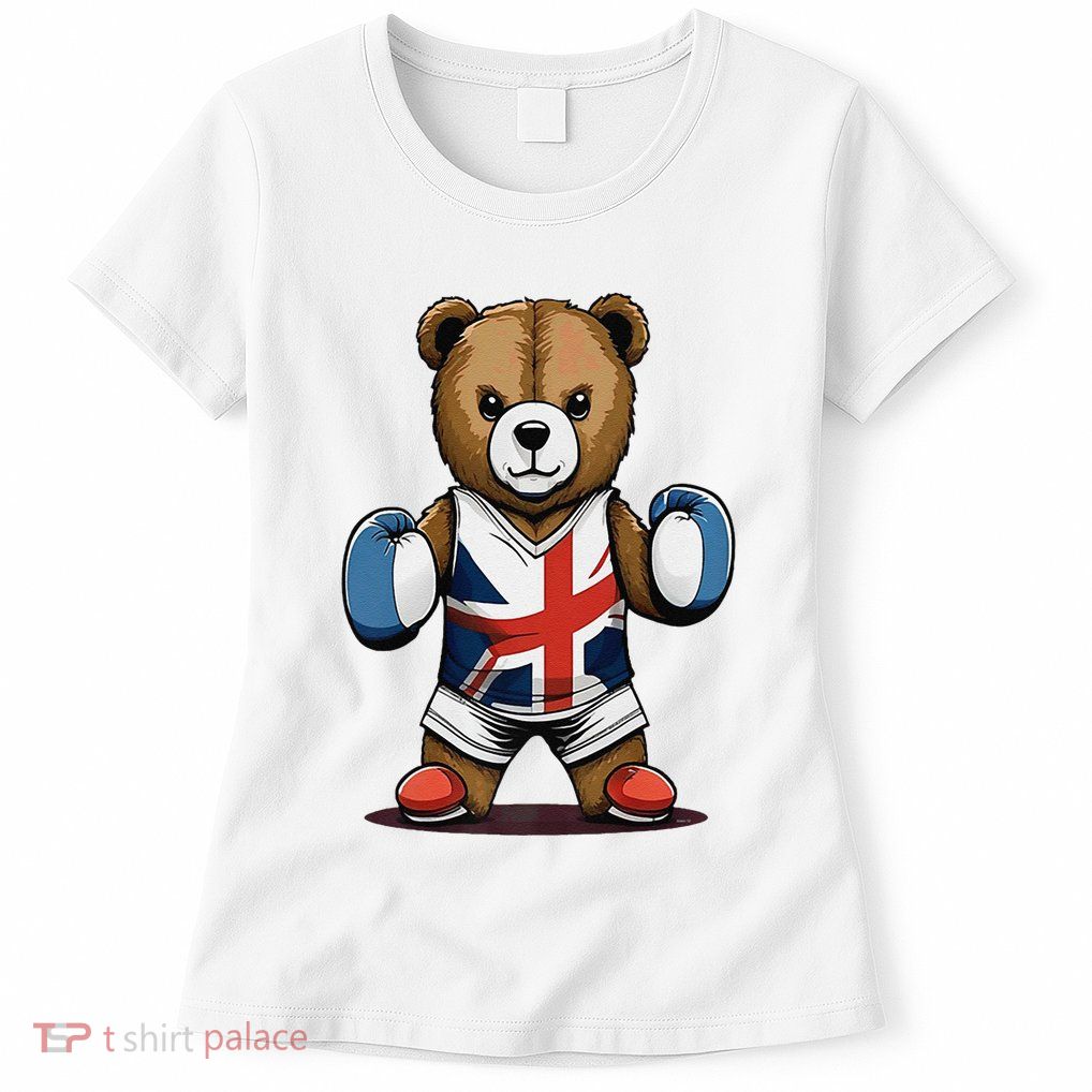 Teddy Bear Boxing Premium Womens T-Shirt