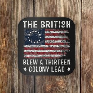 The British Blew A 13 Colony Lead Coaster