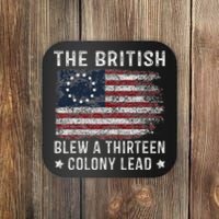 The British Blew A 13 Colony Lead Coaster