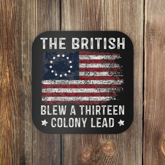 The British Blew A 13 Colony Lead Coaster