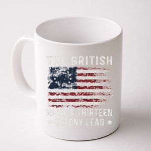 The British Blew A 13 Colony Lead Coffee Mug