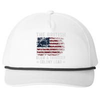 The British Blew A 13 Colony Lead Snapback Five-Panel Rope Hat