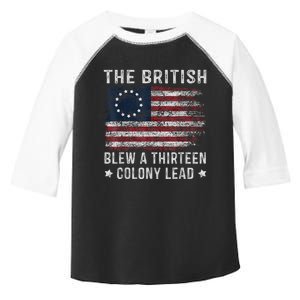 The British Blew A 13 Colony Lead Toddler Fine Jersey T-Shirt