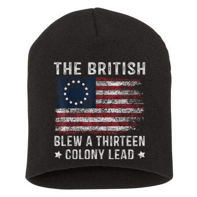 The British Blew A 13 Colony Lead Short Acrylic Beanie