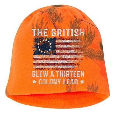 The British Blew A 13 Colony Lead Kati - Camo Knit Beanie