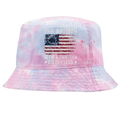 The British Blew A 13 Colony Lead Tie-Dyed Bucket Hat