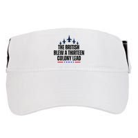 The British Blew A 13 Colony Lead Funny Patriotic Adult Drive Performance Visor