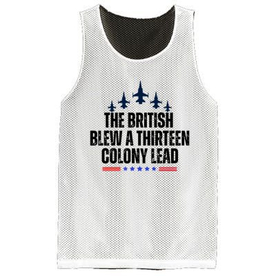 The British Blew A 13 Colony Lead Funny Patriotic Mesh Reversible Basketball Jersey Tank