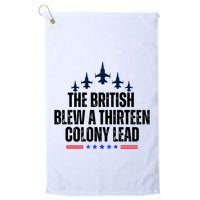 The British Blew A 13 Colony Lead Funny Patriotic Golf Towel