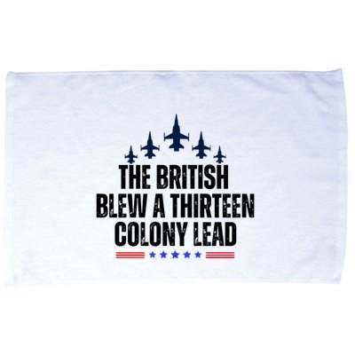The British Blew A 13 Colony Lead Funny Patriotic Microfiber Hand Towel