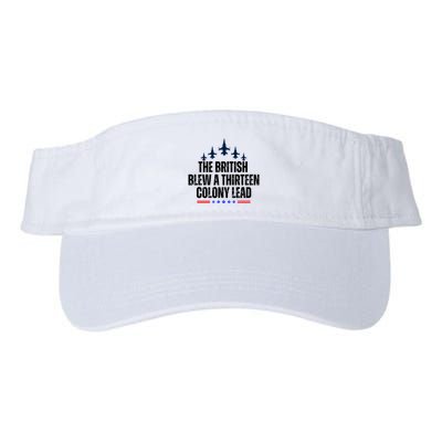 The British Blew A 13 Colony Lead Funny Patriotic Visor
