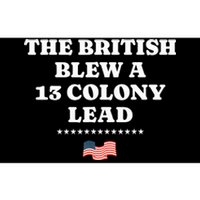 The British Blew A 13 Colony Lead Bumper Sticker