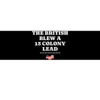 The British Blew A 13 Colony Lead Bumper Sticker