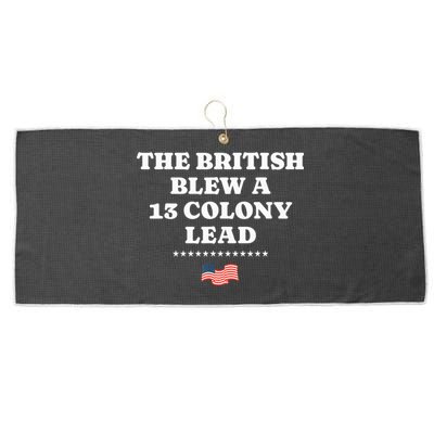 The British Blew A 13 Colony Lead Large Microfiber Waffle Golf Towel