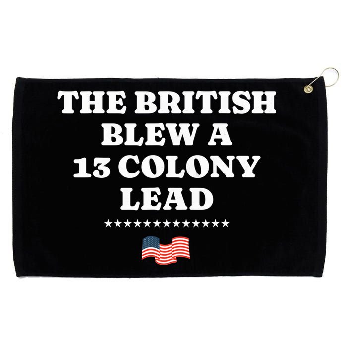 The British Blew A 13 Colony Lead Grommeted Golf Towel