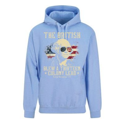 The British Blew A Thirteen Colony Lead 13 1776 4th Of July Unisex Surf Hoodie