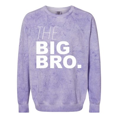 The Big Bro, Big Brother Design Colorblast Crewneck Sweatshirt