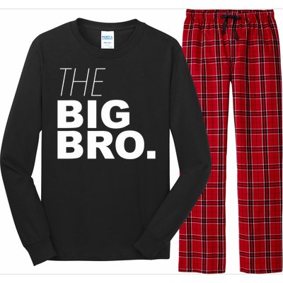 The Big Bro, Big Brother Design Long Sleeve Pajama Set