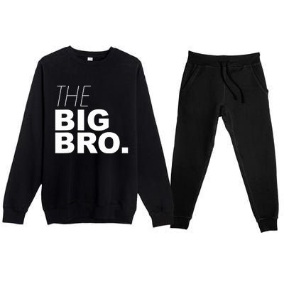 The Big Bro, Big Brother Design Premium Crewneck Sweatsuit Set