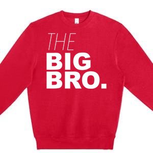 The Big Bro, Big Brother Design Premium Crewneck Sweatshirt