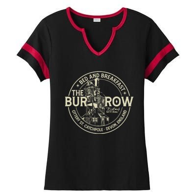 The Burrow Bed And Breakfast Christmas Ladies Halftime Notch Neck Tee