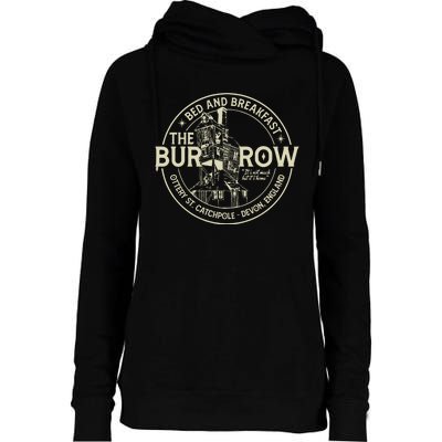 The Burrow Bed And Breakfast Christmas Womens Funnel Neck Pullover Hood