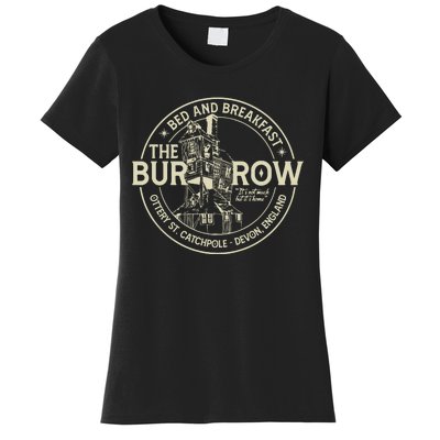 The Burrow Bed And Breakfast Christmas Women's T-Shirt