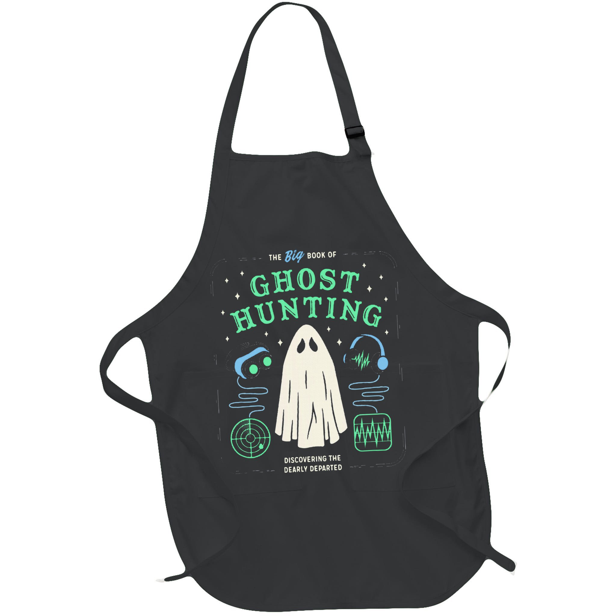 The Big Book Of Ghost Hunting Funny Halloween Apron