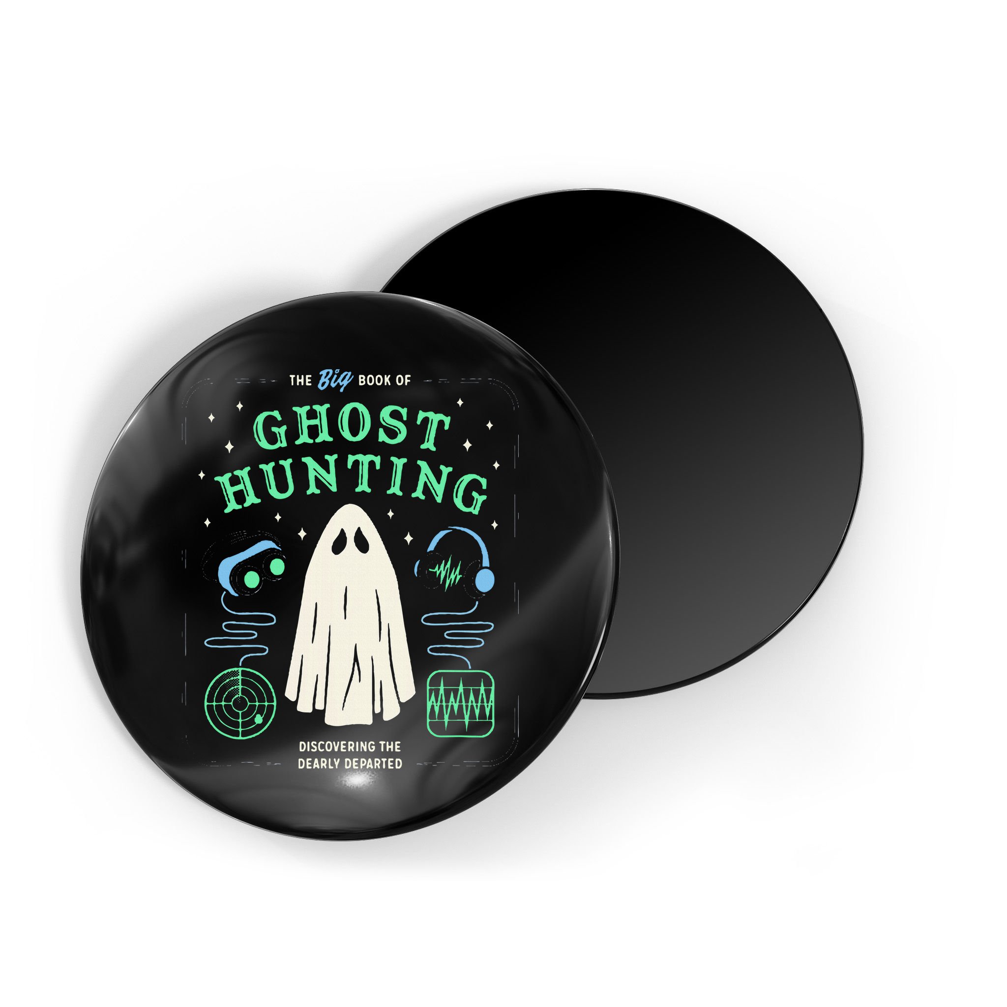 The Big Book Of Ghost Hunting Funny Halloween Magnet