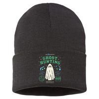 The Big Book Of Ghost Hunting Funny Halloween Sustainable Knit Beanie