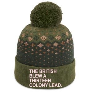 The British Blew A Thirteen Colony Lead The Baniff Cuffed Pom Beanie