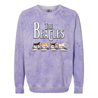 The Beagles Beagle Dog Funny For Beagle Lovers Colorblast Crewneck Sweatshirt