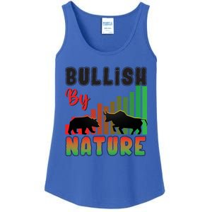 Trading Bullish By Nature Day Stock Trader Gift Ladies Essential Tank