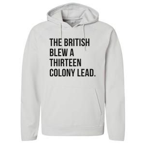 The British Blew A Thirn Colony Lead For History Performance Fleece Hoodie