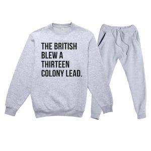 The British Blew A Thirn Colony Lead For History Premium Crewneck Sweatsuit Set