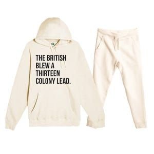 The British Blew A Thirn Colony Lead For History Premium Hooded Sweatsuit Set