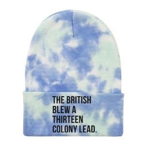 The British Blew A Thirn Colony Lead For History Tie Dye 12in Knit Beanie