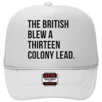 The British Blew A Thirn Colony Lead For History High Crown Mesh Back Trucker Hat