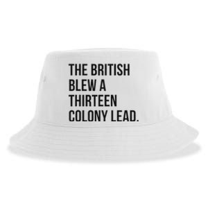 The British Blew A Thirn Colony Lead For History Sustainable Bucket Hat