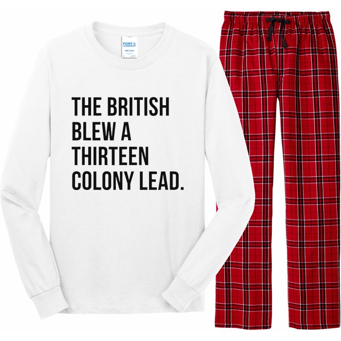 The British Blew A Thirn Colony Lead For History Long Sleeve Pajama Set