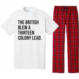 The British Blew A Thirn Colony Lead For History Pajama Set