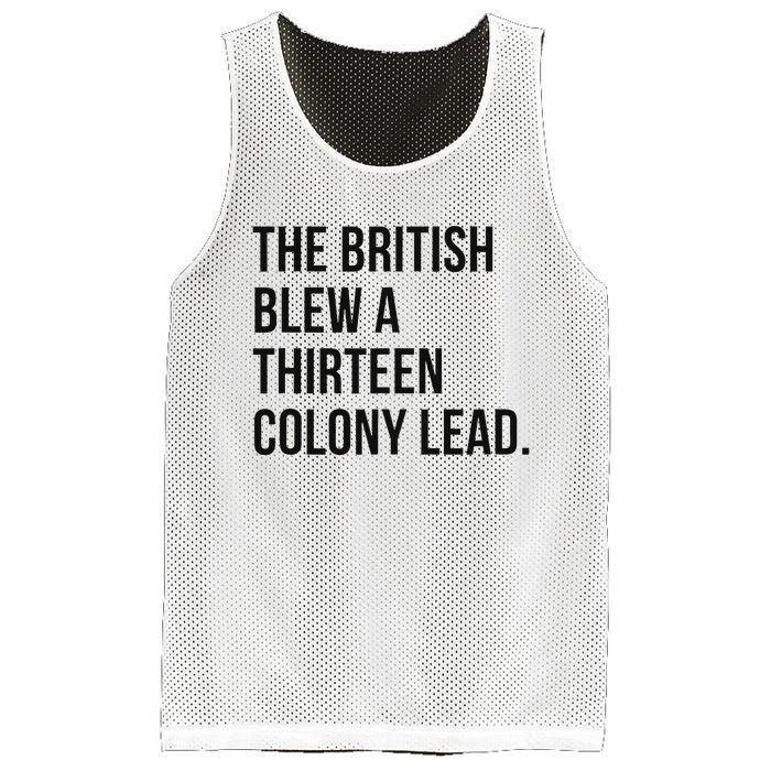 The British Blew A Thirn Colony Lead For History Mesh Reversible Basketball Jersey Tank