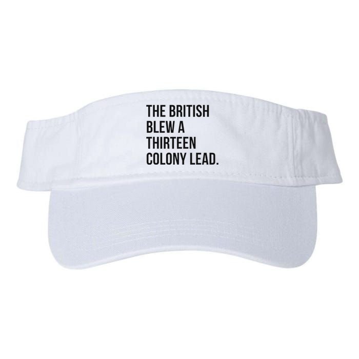 The British Blew A Thirn Colony Lead For History Valucap Bio-Washed Visor