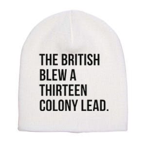 The British Blew A Thirn Colony Lead For History Short Acrylic Beanie